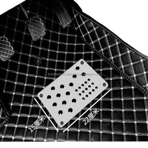 Aleación de aluminio Universal <span class=keywords><strong>Car</strong></span> Floor Mat Carpet <span class=keywords><strong>Heel</strong></span> <span class=keywords><strong>Pad</strong></span> Plate Foot Metal Pedal <span class=keywords><strong>Pad</strong></span> - Product Image 1