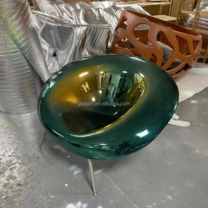 Sillón de Diseño para Sala de Estar, Estilo Camaleón, Personalidad, Hoja de Loto, Sillón Tipo <span class=keywords><strong>Nido</strong></span> - Product Image 3