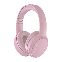 Headphone On-Ear nirkabel ANC multiwarna HARGA TERBAIK dengan baterai 400mAh Headset Noise Cancelling untuk penggunaan perjalanan/olahraga/Musik/DJ