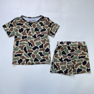 Pigiama mimetico all'ingrosso per neonati con cerniera, in fibra di bambù, coordinato per la famiglia, personalizzabile con logo, pronto per la spedizione (RTS) - Product Image 4