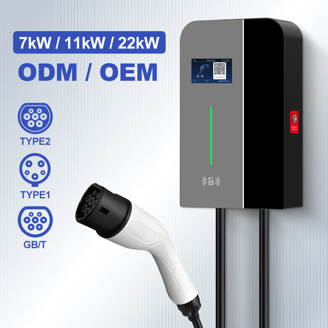 Ev Charger 7kw Electric Vehicle Charging Station Home Opp1.6J Wall Box Gb/t Ev Charger Borne De Recharge Voiture Electrique