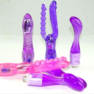 Kostenlose individuelle Schachtel - 2 in 1 Universal Dildo <span class=keywords><strong>Penis</strong></span> Silikon-Massagekopf für Faszienmassage Massagegerät Gewehr Damen Masturbation Sexspielzeug - Product Image 6