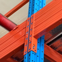 Plataforma de Almacenamiento en Entreplanta, Sistema de Estanterías de Acero, Doble Capa, Resistente, Protección Contra la Corrosión, Estantería Industrial