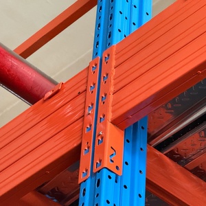 Plateforme de stockage en entrepôt, structure en acier, système de rayonnage à double niveau, robuste, protégé contre la corrosion, étagère industrielle - Product Image 6