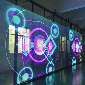 Pantalla LED Transparente de Alta Luminosidad para Cortinas Inteligentes, Pantalla LED Profesional Delgada para Publicidad en Exteriores - Product Image 2
