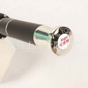 Parapluie pliant 8 baleines entièrement automatique noir en plastique pour jours ensoleillés et pluvieux, logo personnalisé, diamètre ouvert 92 cm, vente en gros - Product Image 6