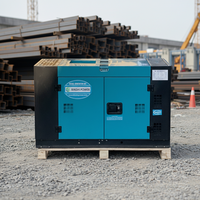 Générateur diesel silencieux 5 kVA 10 kVA, démarrage automatique, 12 kW 15 kW, moteur diesel, générateur de puissance, refroidissement par air