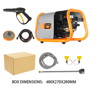 Nettoyeur haute pression portable compact 2000W 2HP 220V avec construction en métal/rouleau pour usage électronique et lavage automobile. La puissance de 2000W assure un nettoyage efficace. - Product Image 2