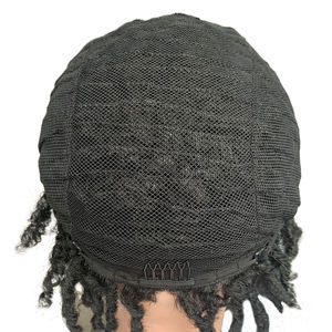 Trenzas de <span class=keywords><strong>Pelo</strong></span> Sintético al Por Mayor, Peluca Masculina para Uso Diario y Fiestas, Negro, Marrón, Natural, Liso, <span class=keywords><strong>Corto</strong></span>, Resistente al Calor - Product Image 6