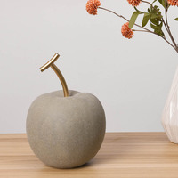 Figurine décorative en céramique moderne américaine, pommes, ornement de bureau, accessoires de décoration pour la maison