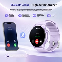 Montre connectée en silicone pour femme Zl avec fonction d'appel, étanche, surveillance de la fréquence cardiaque, contrôle à distance de la caméra et fonctions sportives