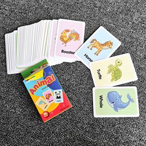 Preescolar Educación temprana Palabras en inglés Tarjetas flash Bebé Vocabulario cognitivo Tarjetas de aprendizaje Estudio Aprendizaje <span class=keywords><strong>Flashcards</strong></span> - Product Image 2