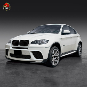 Kit Carrozzeria in Materiale PP Adatto per BMW E71 <span class=keywords><strong>Serie</strong></span> X6 <span class=keywords><strong>2008</strong></span>-2014 e X6M con Minigonne Laterali, Parafanghi, Paraurti Posteriore e Paraurti Anteriore - Product Image 2