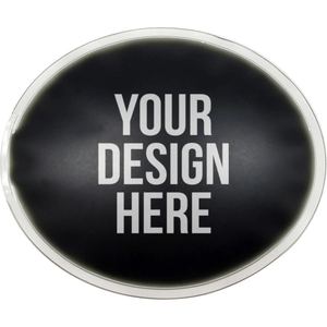 Paquete de enfriamiento de hielo de gel frío esmerilado de forma ovalada diseño personalizado reutilizable MOEN - Product Image 3