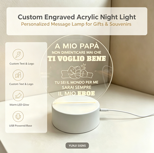 Marco de Fotos Musical Acrílico Personalizado YUN JI, Pantalla LED Retroiluminada con Código de Canción Personalizado, Estilo Contemporáneo, Fácil Montaje - Product Image 2