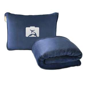 Super suave personalizado Aceptar 2 en 1 Cielo azul avión <span class=keywords><strong>tren</strong></span> bolsas portátiles funda de almohada mochila viaje mantas con juego de almohada - Product Image 4