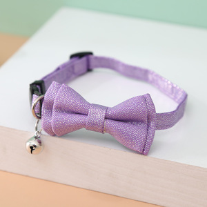 반짝이는 활과 축제 나비 넥타이로 장식 된 애완 동물 목걸이는 사랑하는 고양이와 개에게 매력을 더하기에 완벽합니다. - Product Image 6