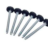 Pieds de meubles de cuisine modernes blancs de haute qualité, pieds de lit et de meuble réglables 3/8 1/2 Stud avec pieds en plastique haute résistance