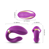 Fabricant de jouets pour adultes TMM, vibrateurs à double vibration avec télécommande, vibrateurs G-spot, étanches IPX6, jouets sexuels pour couples, pour jeux en duo