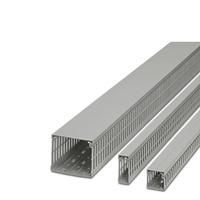 Goulotte de câbles en PVC ignifuge 16x16 20x10 25x16 25x25 39x19 40x25 50x25 75x75 Conduits de câblage Gestion des câbles solides