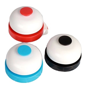 มีสินค้าในสต็อก กระดิ่งโลหะพลาสติกเปลี่ยนสีได้ ปรับแต่งได้ สำหรับเกมกระดานปาร์ตี้ เครื่องทำเสียง กระดิ่งบอกเวลา สำหรับเกมไพ่ - Product Image 2