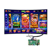 Prix de gros, module LCD incurvé en forme de C de 32 pouces, 1920*1080, kits pour machine de jeu de compétences