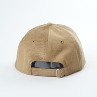 Chapeaux 5 panneaux personnalisés de haute qualité avec logo en velours côtelé non structurés Chapeaux Snapback