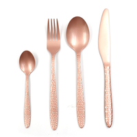 Cuillères de table en acier inoxydable au design moderne pour mariage, ensemble de vaisselle en gros, légères, réutilisables et compatibles lave-vaisselle