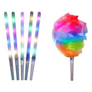 Nuevo Acuario Recto con Luces LED de Colores Cambiantes RGB, Material PS, Personalizable, con Diseño de Malvaviscos Fluorescentes - Product Image 6