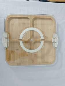 100% Planche à découper à fromage en bambou portable écologique avec couvercles Charcuterie <span class=keywords><strong>Marvel</strong></span> pour l'extérieur et la cuisine - Product Image 4