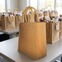 Produsen Tas Jute dengan Logo, Tas Serbaguna, Tas Belanja Reusable, Branding Custom, Tas Jute Logo Custom, Supplier Grosir