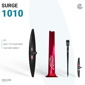 ชุดอุปกรณ์ไฮโดรฟอยล์ SURGE 1010 คาร์บอนฟอยล์วิง พร้อมเสาอะลูมิเนียมสีแดง สำหรับอัพเกรดวิงฟอยล์เพื่อเพิ่มประสิทธิภาพ - Product Image 1