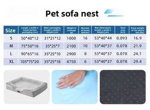 <b>Large</b> Orthopedic Dog Bed Wholesale Removable Memory Foam Machine Washable <b>Mat</b> for Indoor Outdoor OEM Available - Product Image 6