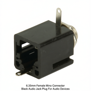Conector Mono Hembra de 6.35mm, Negro, para Dispositivos de Audio - Product Image 3