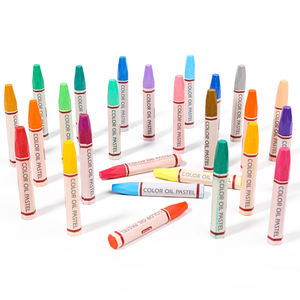 Mobee P-3412/12 di alta qualità 12 colori vivaci pastello olio set prezzo di fabbrica all'ingrosso olio pastello set per la pittura principiante - Product Image 3