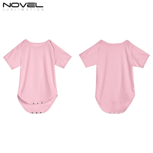Mode Blancs Couleurs Polyester Coton Sensation Sublimation Personnalisée À Manches Courtes Bébé Body Peau Tactile 0-24 <span class=keywords><strong>Mois</strong></span> Body Suit - Product Image 6