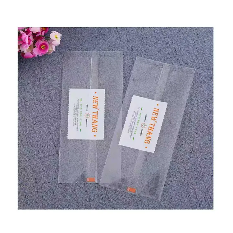 Customized printed Ice pop ice cream transparent popsicle wrapper plastic packaging bags