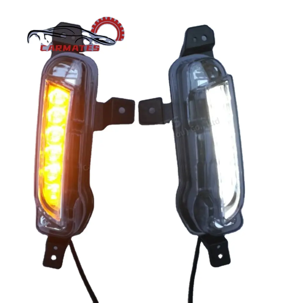 CARMATES Acessórios do carro Luz Diurna Para Suzuki Vitara 2015 2016 Virando Relé de Sinal Amarelo Impermeável Carro LED DRL