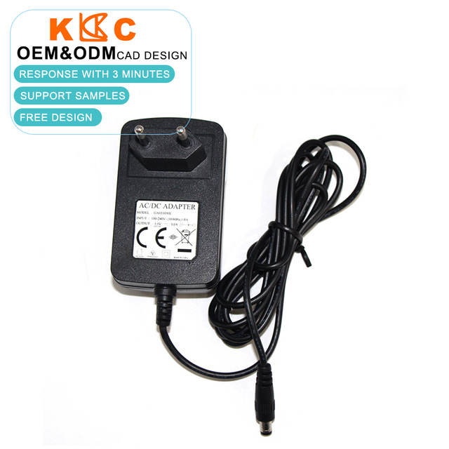 CE Approved AC DC Adapter 12V 3A 5A Power Supply Switching Adapter Plug in PC Material