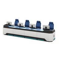 Console de salle de contrôle modulaire moderne Kehua Fuwei en aluminium/fer/acier inoxydable, conforme aux normes commerciales