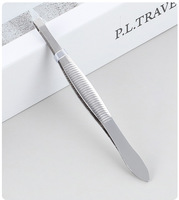 Pinzas Profesionales de Acero Inoxidable para Cejas, Depilación, Punta Inclinada, Pinzas de Precisión para Cejas, Herramientas de Maquillaje Facial