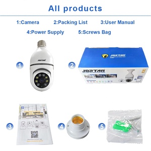 <span class=keywords><strong>Wifi</strong></span> IP PTZ ánh sáng bóng đèn máy ảnh tầm nhìn ban đêm không dây <span class=keywords><strong>Wifi</strong></span> đầy đủ màu sắc thông minh an ninh máy ảnh 1080P 360 xoay cho ngoài trời - Product Image 6