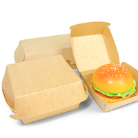 Boîtes à emporter pour poulet frit KFC, frites, en gros, avec logo personnalisé, en papier kraft, emballage pour restauration rapide