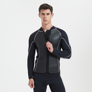 Traje <span class=keywords><strong>DE</strong></span> BUCEO <span class=keywords><strong>DE</strong></span> 3MM Top negro, diseño grueso dividido en relieve grueso, resistente al frío y cálido, protección <span class=keywords><strong>para</strong></span> surf <span class=keywords><strong>de</strong></span> barco <span class=keywords><strong>de</strong></span> motocicleta - Product Image 3