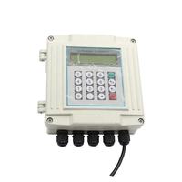 Precio bajo OEM RS485 4 ~ 20mA Caudalímetro de agua líquida Medidores de flujo de agua ultrasónicos montados en la pared
