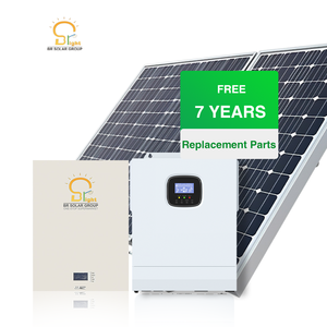 BR SOLAR 5KW netz unabhängiges Solarenergie speichers ystem mit MPPT-Controller und poly kristallinen Silizium platten für die Sicherung zu Hause - Product Image 3