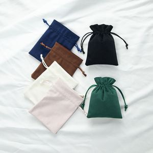 Sacs à poussière en velours doux avec cordon de serrage, conteneurs à bijoux, pochettes de rangement pour accessoires - Product Image 3
