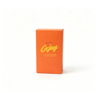 Boîtes à frites en papier orange personnalisées, contenants jetables pour frites et chips