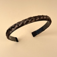 Mode perruque cheveux cerceau simple arête de poisson torsades tresse bandeau denté anti-dérapant bandeau