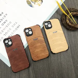 Casing Penutup Belakang Ponsel Kulit PU TPU Gaya Airbag Roda Desain Anti Guncangan Sangat Baik untuk Samsung Galaxy A32 M32 5G